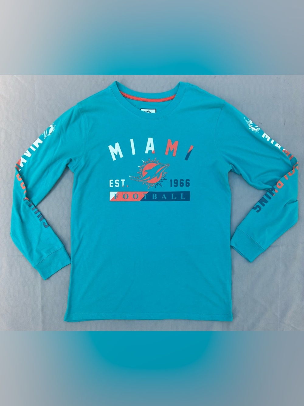 NFL Miami Dolphins Teal Long Sleeve Tee